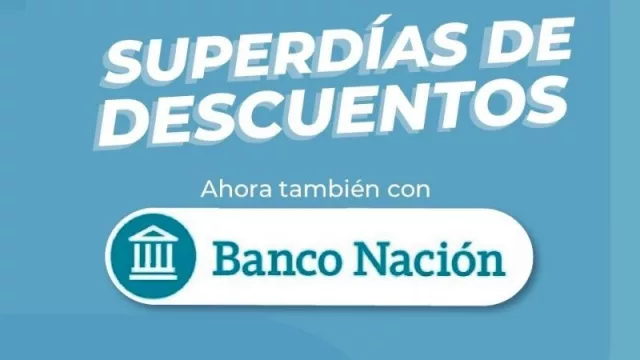 El Banco Nación se suma a los superdias de descuento en toda la provincia del Chaco