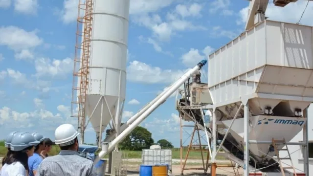 Se instaló la primer empresa en el Parque Industrial de General San Martín (que produce hormigón elaborado de distintos tipos)