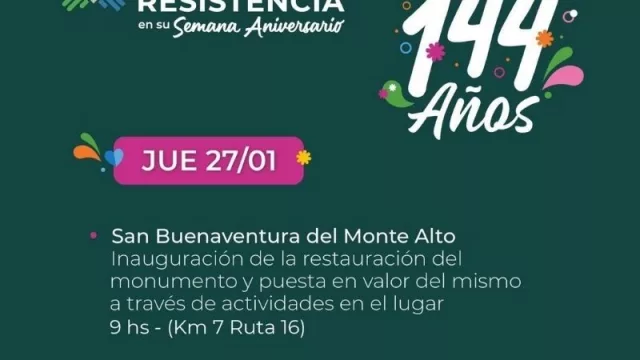 La restauración del Monumento San Buenaventura del Monte Alto será una de las actividades de la celebración por el aniversario de la ciudad
