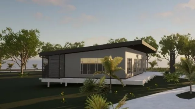 El Centro de Monitoreo del Chaco será una obra sustentable (comenzó a construirse en el Parque de la Democracia)