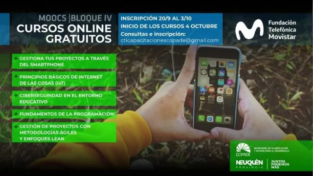 Cursos gratuitos sobre tecnología: COPADE abrió una nueva convocatoria