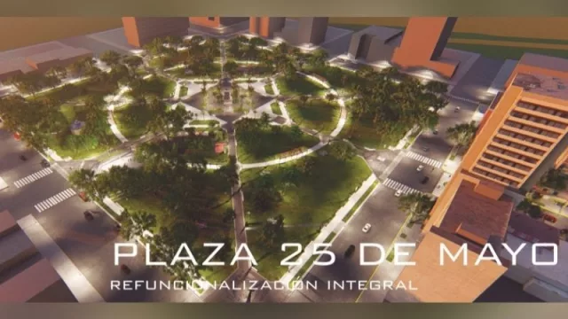 Refuncionalización de la Plaza 25 de Mayo de la Ciudad de Resistencia  