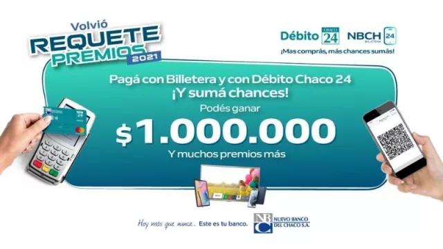 Volvió Requetepremios 2021 del Nuevo Banco del Chaco y sortea $ 1.000.000 y muchos premios