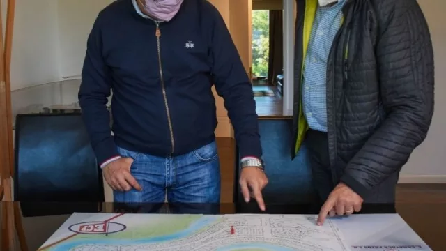 El intendente de Resistencia recorrió la obra del Hotel Howard Johnson 