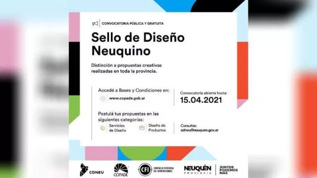 COPADE lanza la convocatoria para el Sello de Diseño Neuquino (abierta y gratuita)