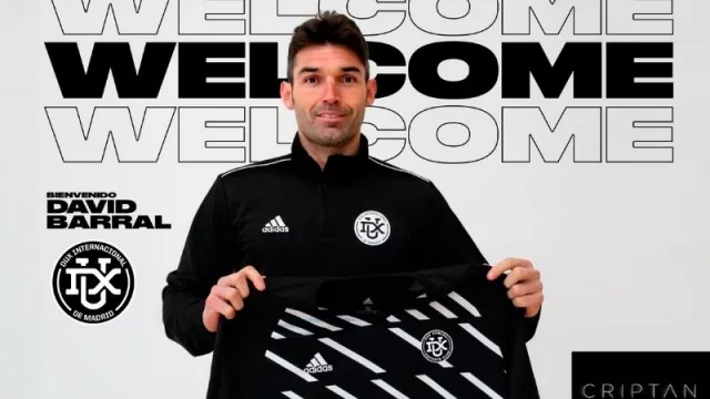 David Barral, el primer futbolista fichado con criptomonedas (por el DUX Internacional de Courtois)