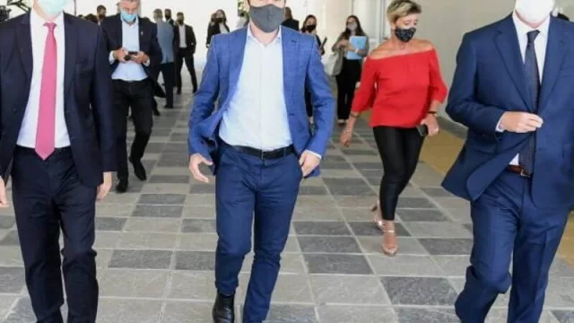 El Gobernador de la provincia de Entre Ríos junto a funcionarios nacionales mantuvieron una reunión con empresarios provinciales