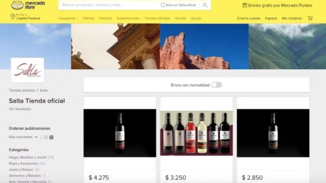 Salta es la primera provincia en contar con una tienda oficial en MercadoLibre