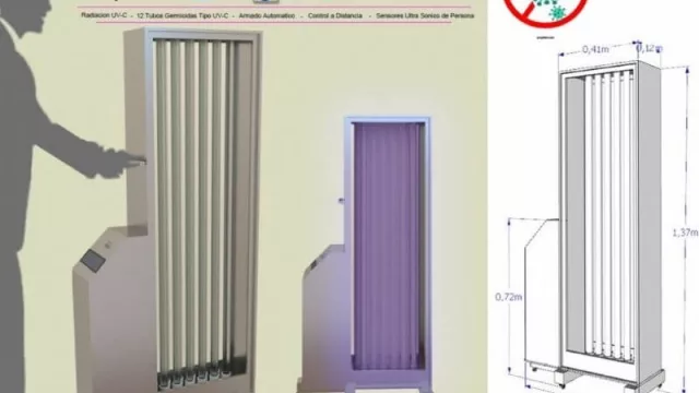 Emprendedores correntinos crearon una lámpara de desinfección autónoma