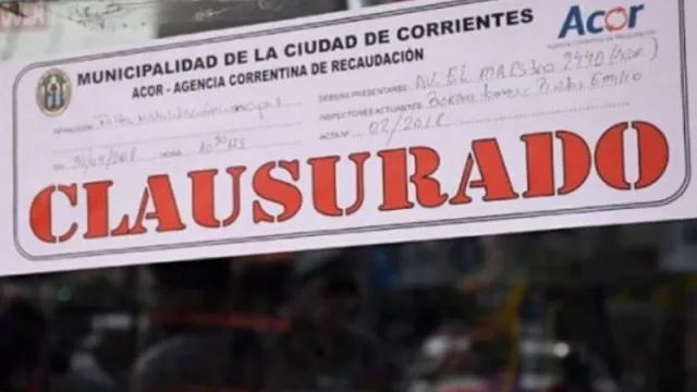 La Municipalidad de Corrientes clausuró 25 comercios que no cumplieron con los protocolos vigentes