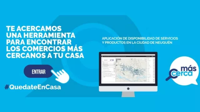 La app “Más Cerca” llegó a Neuquén para promover la actividad comercial  