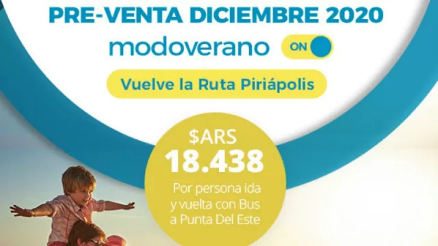 Buquebus ya piensa en el verano (preventa de ruta Piriápolis-Buenos Aires)