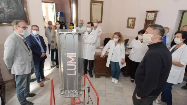 LUMI 19 en Jujuy: EJESA donó al hospital San Roque equipamiento para desinfección