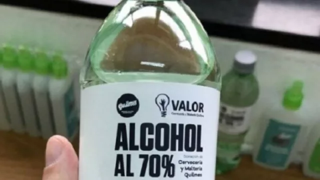 La Cervecería y maltería Quilmes produce y dona alcohol para los hospitales de Corrientes