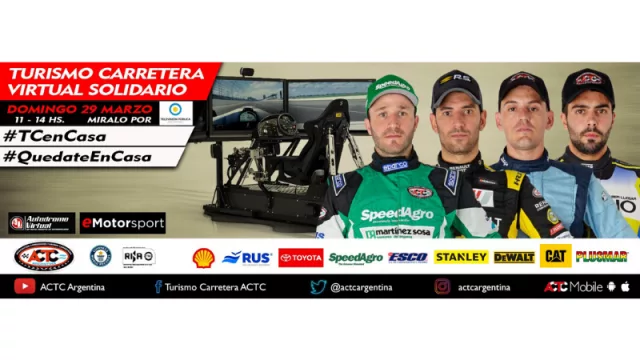 El TC se correrá por primera vez online este domingo