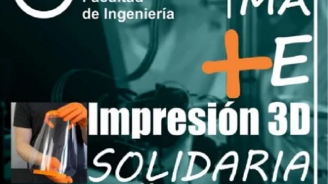Campaña Suma+e de la Facultad de Ingeniería para imprimir mascarillas en 3D