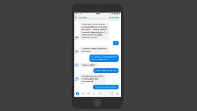 ¿La muerte del CV? Un bot de IA recluta personal por chat 