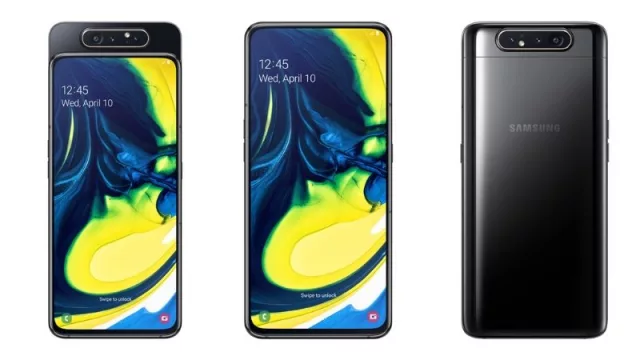Galaxy A80, el primer smartphone con triple cámara giratoria