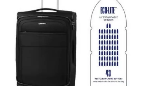 Samsonite Eco-lite: la innovadora línea de equipaje fabricada 100% con botellas de plástico recicladas