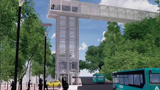 Inician las obras para construir en San Salvador el primer ascensor urbano del país