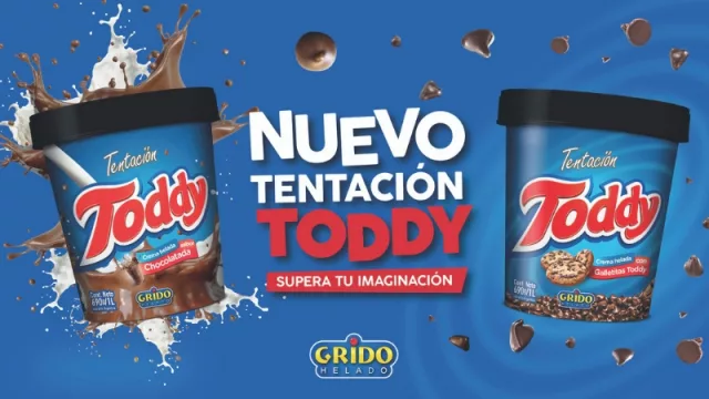 Con los primeros calorcitos, Toddy se hace helado con Grido (nuevos sabores bien tentadores)