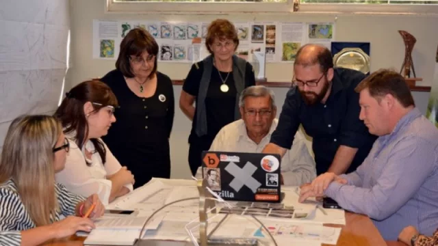 Bienal Internacional de esculturas: empleo firmó convenio con la Fundación Urunday