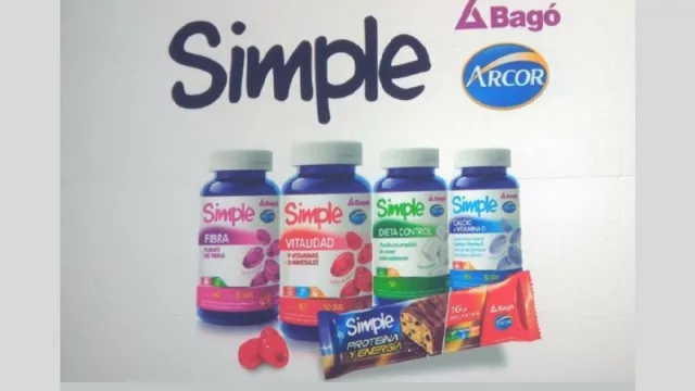 Arcor + Bagó = Simple (chicles, gomitas y barras de cereal en la categoría nutricéutica)