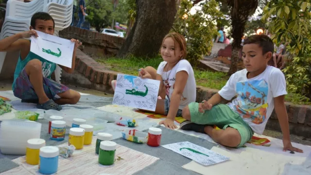 Feria Ciudad de Diseño: empresas correntinas donaron material para actividades infantiles