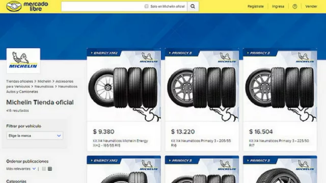 Michelin abre tienda online con precios unificados