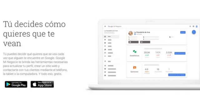 Google Mi Negocio, sitio web gratis para pymes y emprendedores