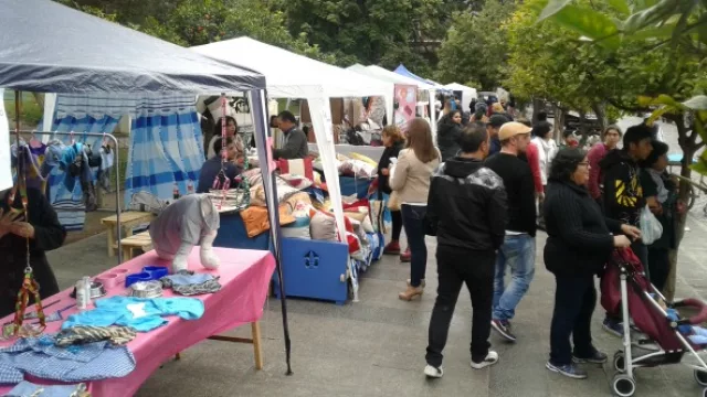 Espectacular convocatoria para la fiesta de las pymes en plaza 9 de Julio