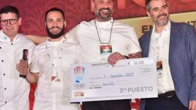 El chef chaqueño Guillermo Perosio logró el tercer puesto en el Torneo Federal