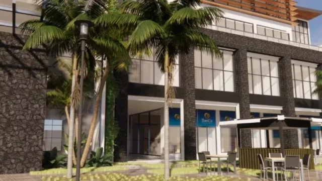 Avanzan las obras del futuro shopping en pleno centro de Puerto Iguazú