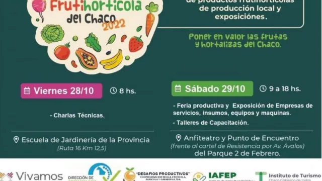 Llega la quinta Expo Frutihortícola del Chaco