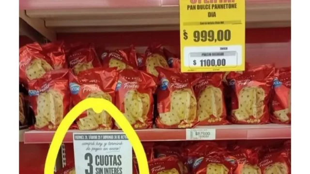 "Bienvenidos a la cubanización de Argentina": el lapidario tuit de un economista por la venta de pan dulces en 3 cuotas