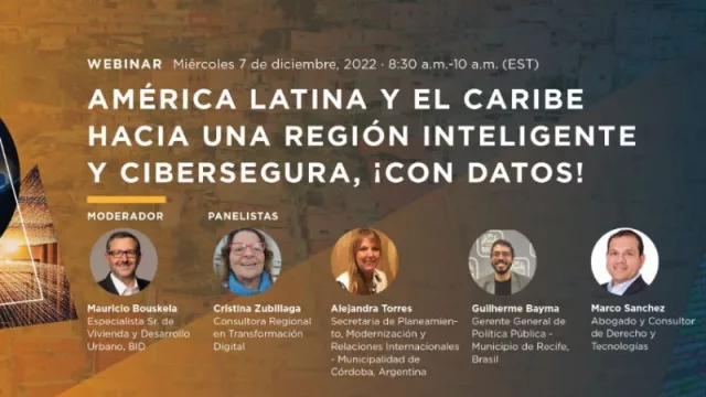 Alejandra Torres representará a la Argentina en el encuentro virtual del BID sobre Smart Cities en América Latina y el Caribe