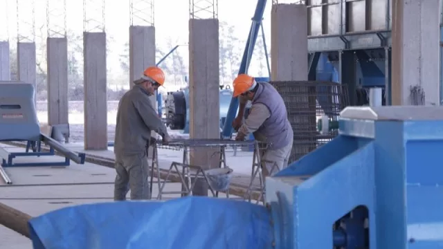 La fábrica AG-GAN construyó su nueva planta en el parque industrial de Villa Ángela (próxima a ponerse en funcionamiento)