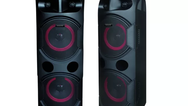 Una torre de sonido que la rompe sola y mejor acompañada