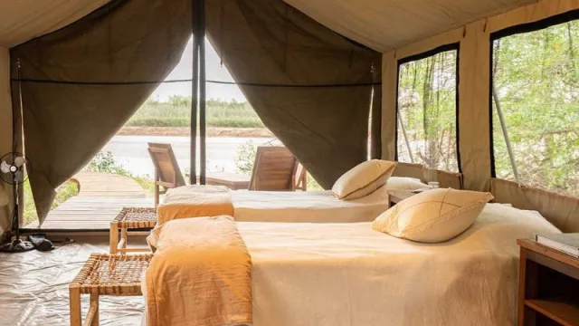 En abril se abre la temporada en el glamping "Los Palmares" (ofrece desde paseos en lancha hasta servicios all inclusive)