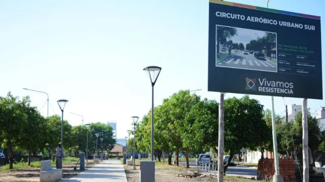 La obra del circuito aeróbico sur está en su etapa final