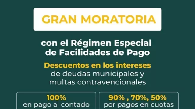 Resistencia recuerda que el jueves 15 de junio vence el plazo para la Gran Moratoria