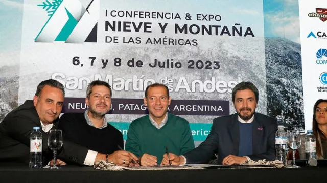 Gutiérrez inauguró la primera Conferencia de Nieve y Montaña de las Américas (que reúne charlas vinculadas a la seguridad, innovación y más)