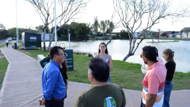 Resistencia compartió la experiencia de tratamiento de lagunas con experto de Estados Unidos