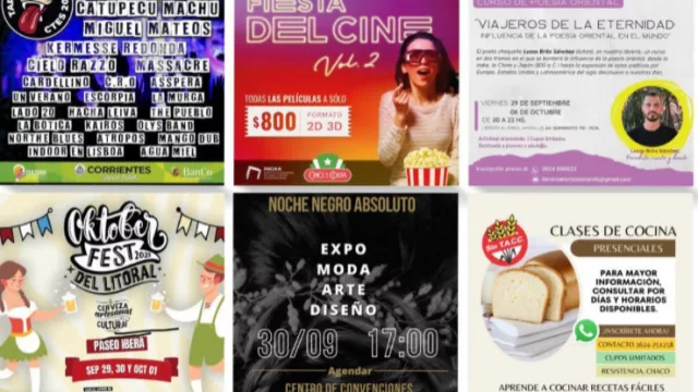 ¿Estás buscando planes para este finde? Mirá todas las opciones que tenés acá