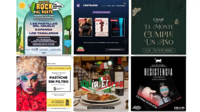 Llegó Noviembre, y este primer fin de semana viene cargadito de actividades