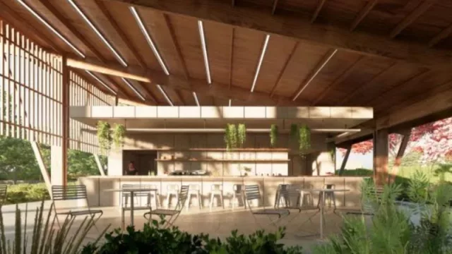 Diseñan pabellón hecho totalmente en madera (para la ciudad de Bella Vista)
