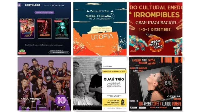 Ya llega un nuevo fin de semana, ¡encontrá acá todo lo que podés hacer!