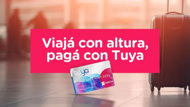 NBCH renovó la promoción de Tuya para volar con Aerolíneas Argentinas