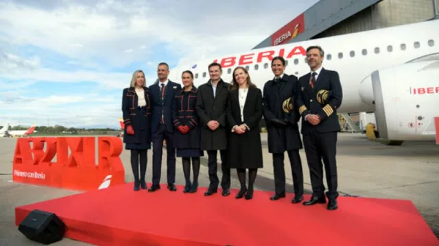 Iberia ha estrenado el nuevo A321XLR a nivel mundial (ha partido desde el aeropuerto de Madrid rumbo a Boston)