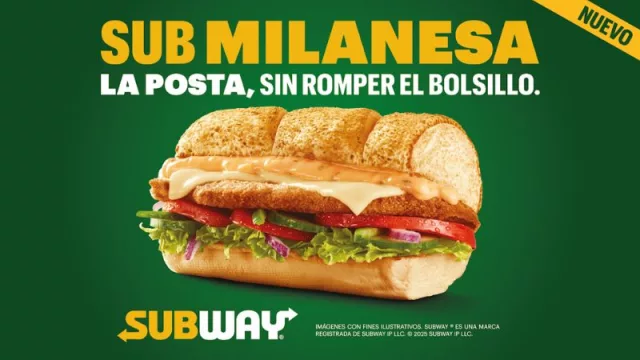 Subway® suma a su menú un clásico bien argentino: el "Sub de Milanesa"